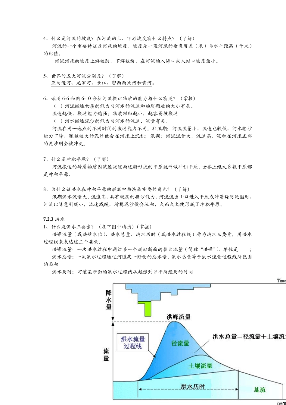自然灾害知识点洪涝灾害_第2页
