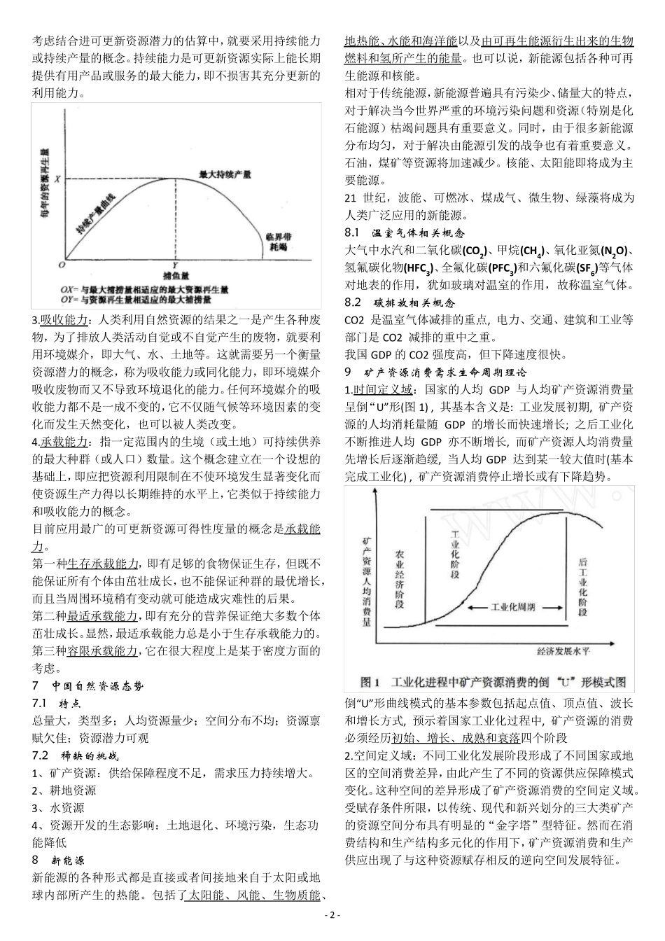 自然资源学原理重点_第2页