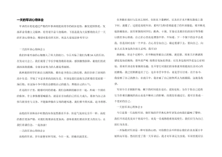 一天的军训心得体会