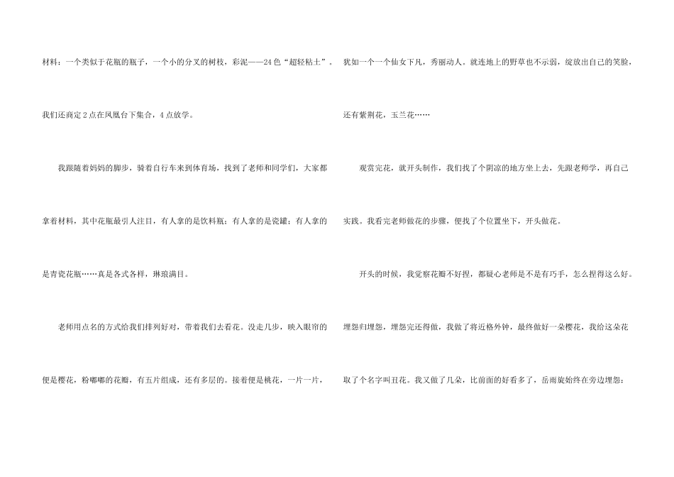 一次手工制作4篇_第3页