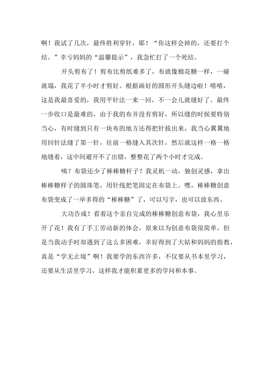 一次特别的手工制作_第2页