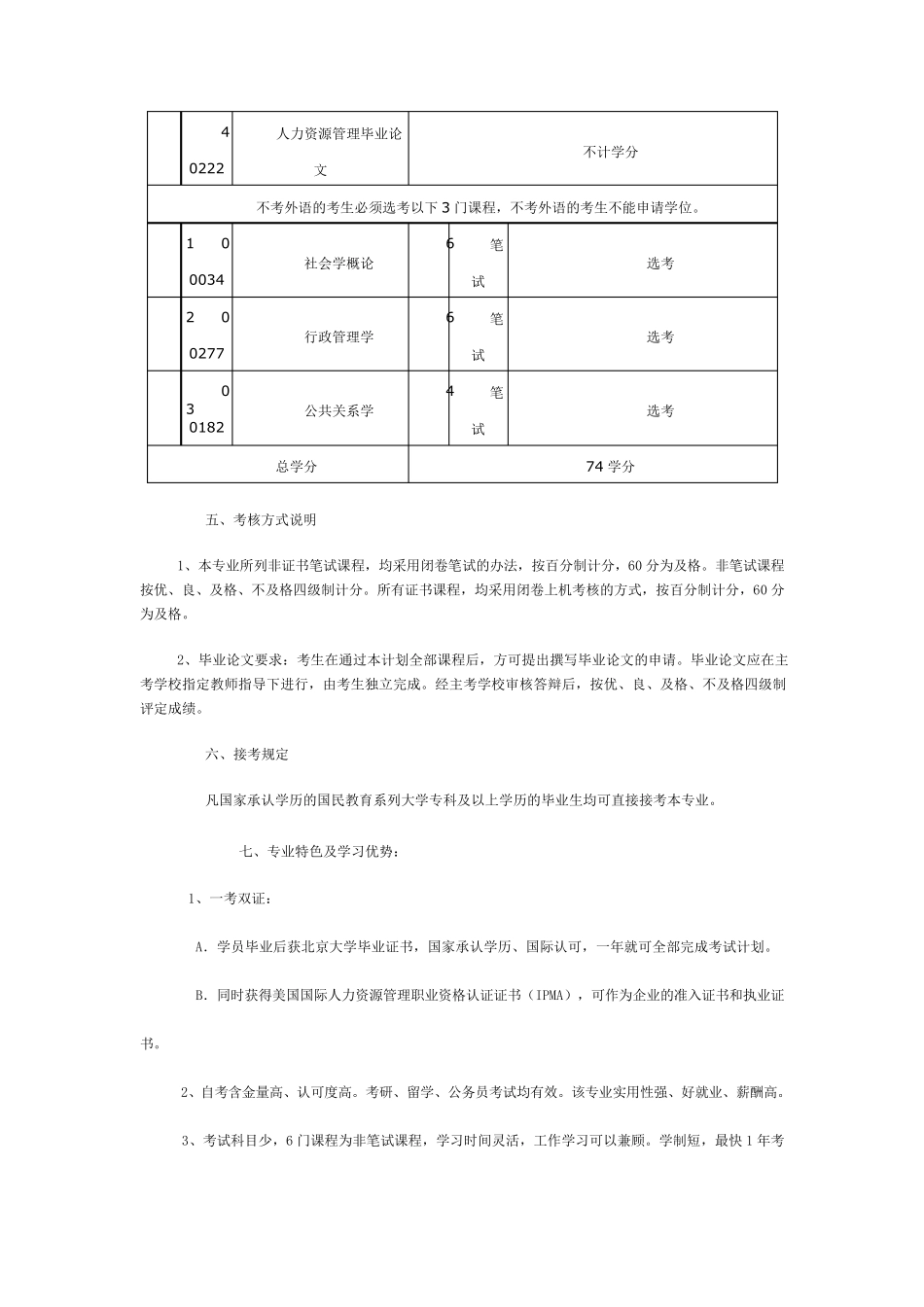 自考人力资源管理本科北京大学_第3页