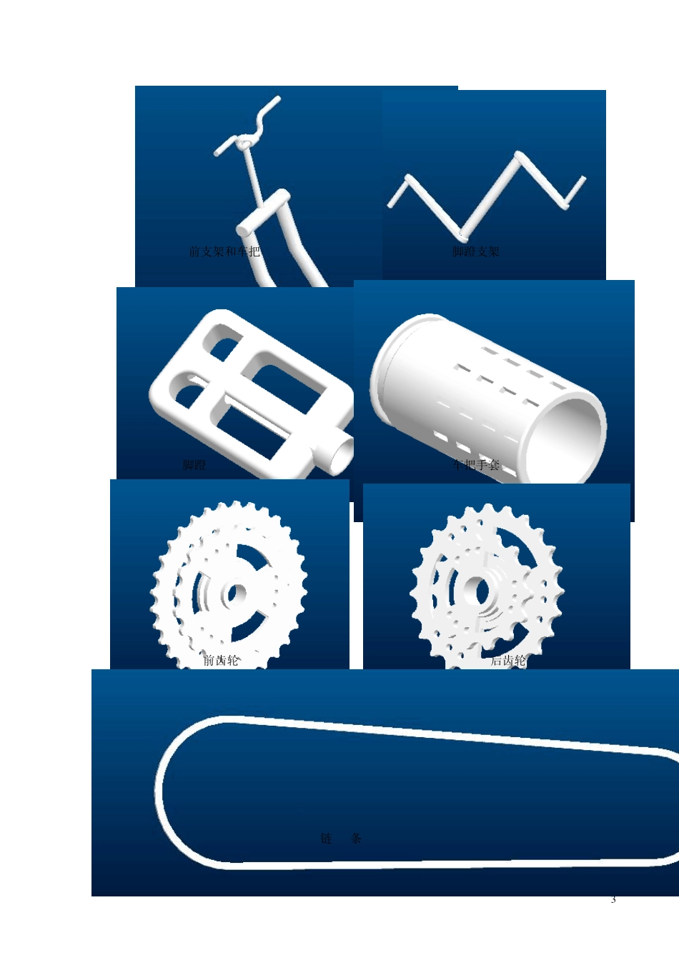 自行车CAD及运动仿真_第3页