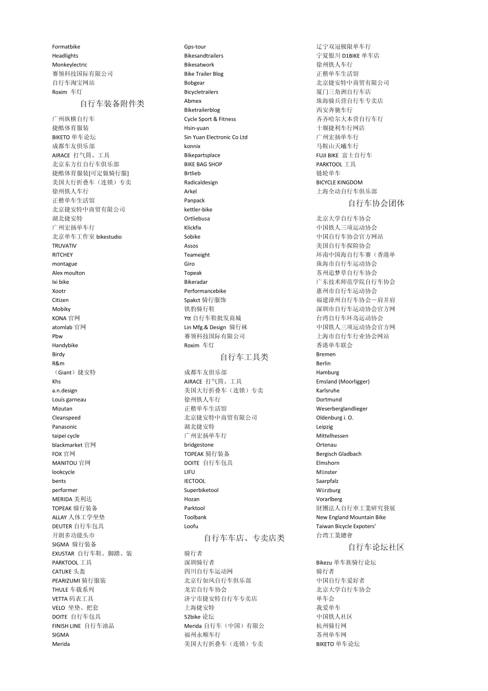 自行车网址大全_第2页