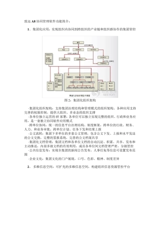 致远OA功能要点与管理价值