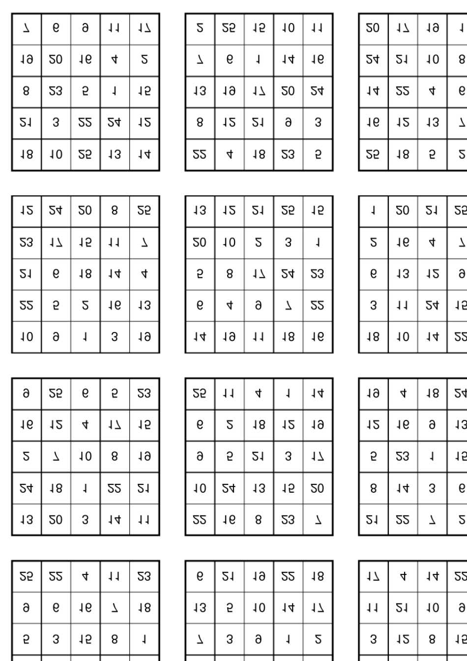 舒尔特方格注意力训练表格(A4高清打印版)_第1页