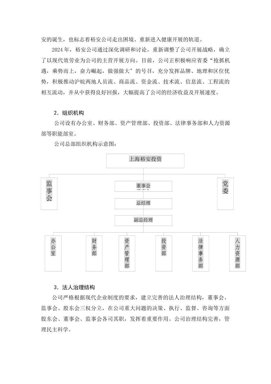 上海裕安投资有限公司企业发展战略_第2页