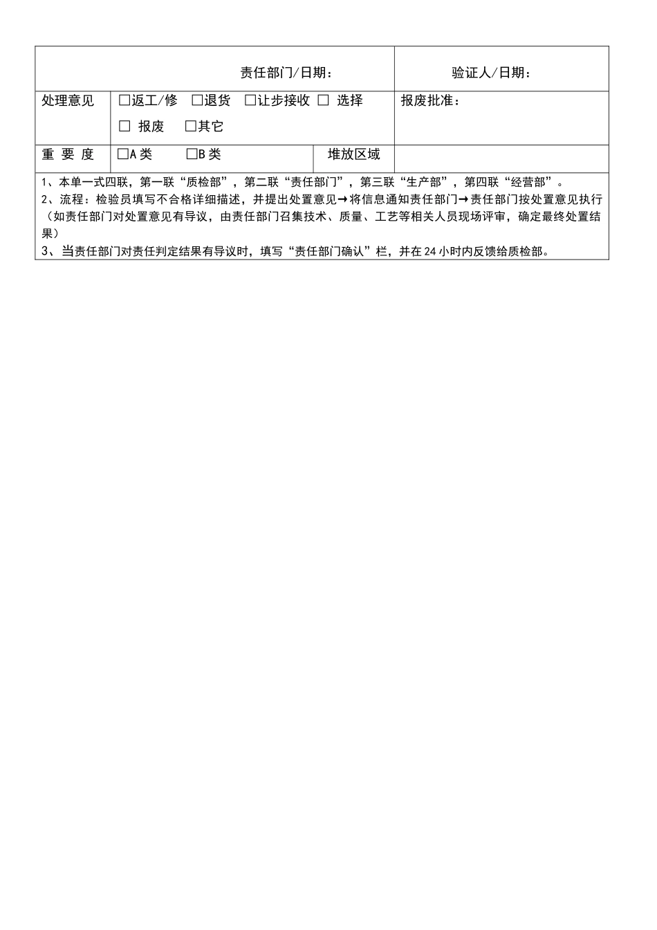不合格品报告单_第2页