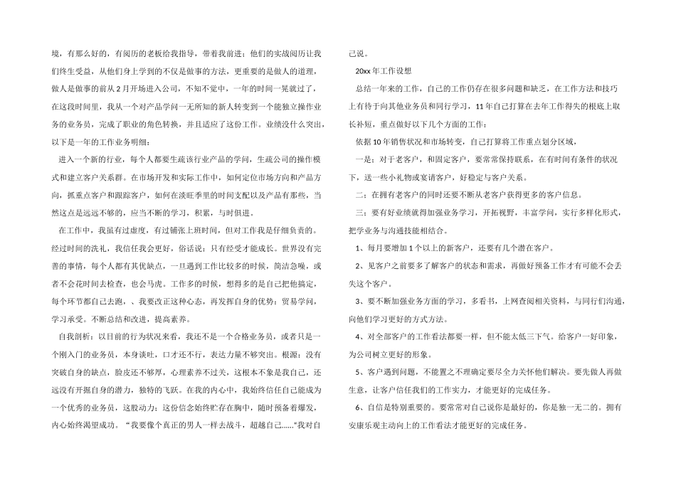 业务员个人总结_第3页