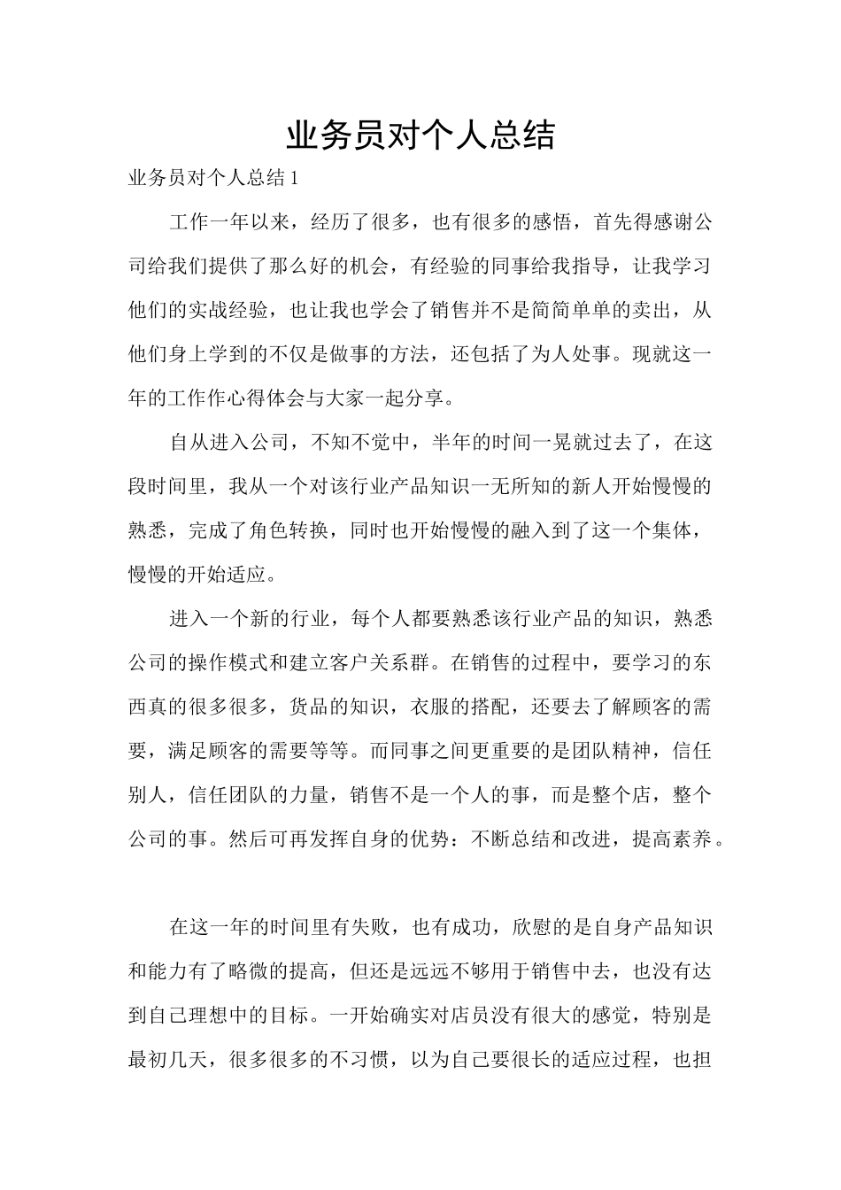业务员对个人总结_第1页