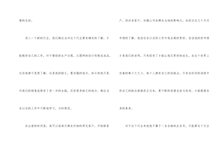 业务员年终工作总结四篇_第2页