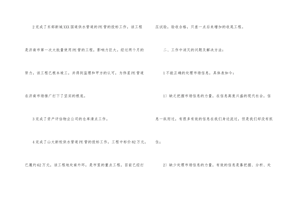 业务员年终工作总结汇总3篇_第2页