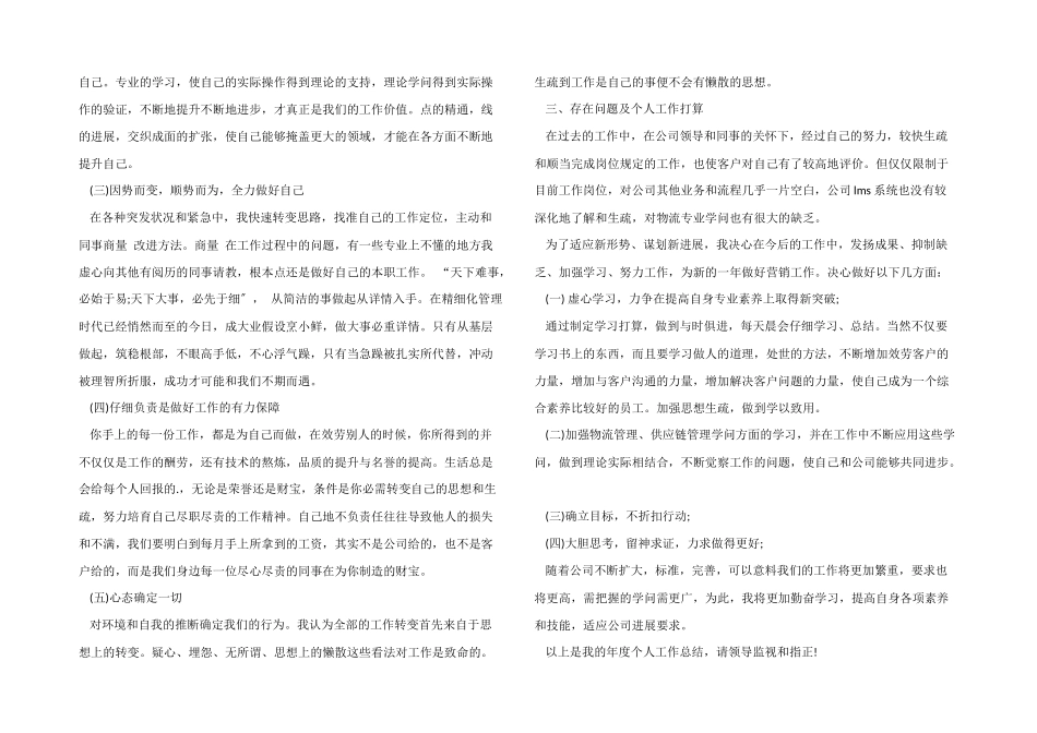 业务员年终总结三篇_第3页