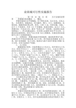 业商城可行性实施报告