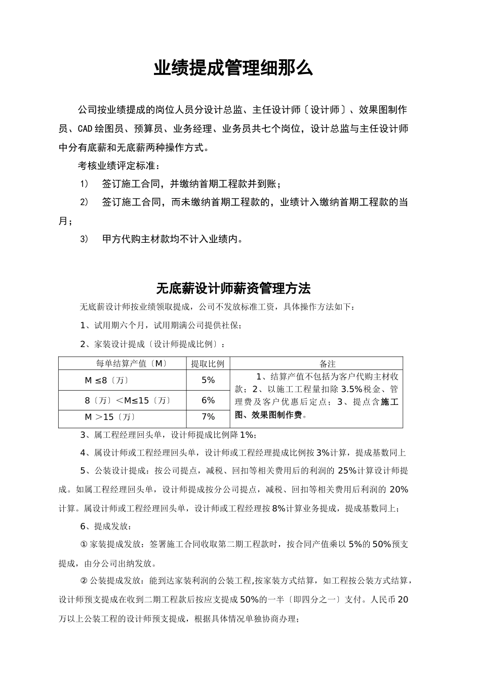 业绩提成管理细则_第1页