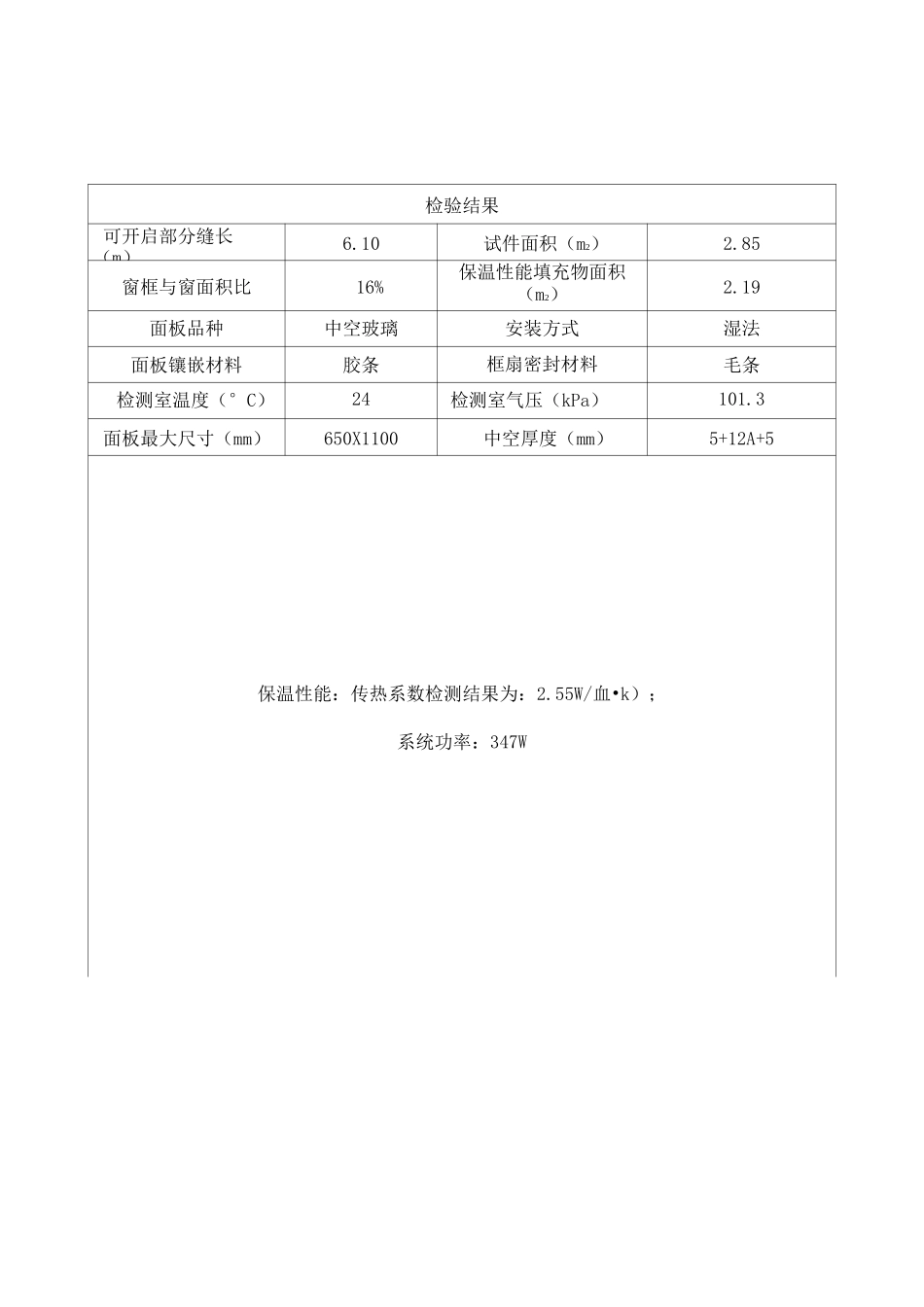 建筑外门窗检验报告.doc更改_第1页