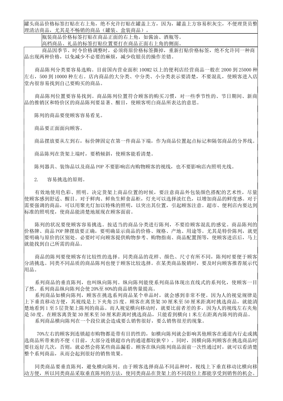 超市门店陈列标准大全_第3页