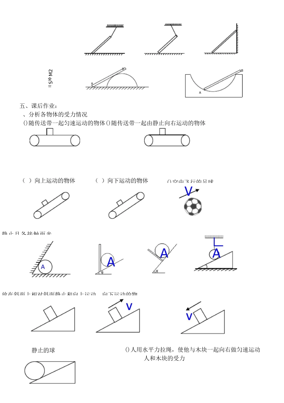 高中物理必修一第三章相互作用知识点总结_第3页