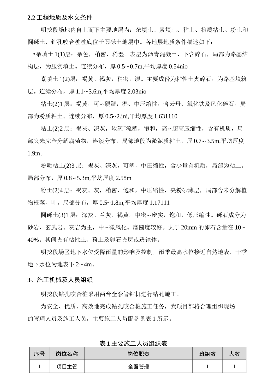 钻孔咬合桩施工方案 _第2页