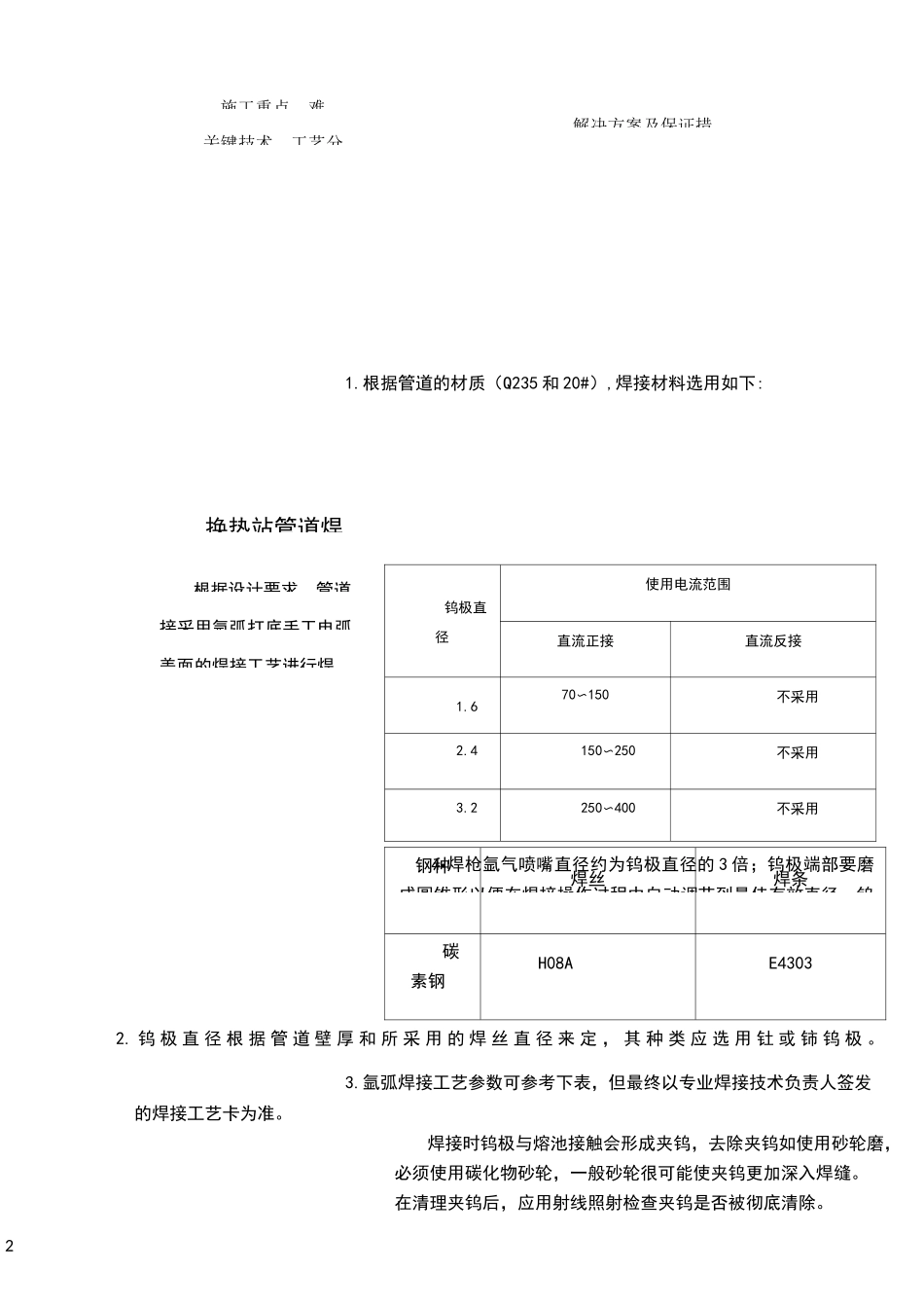 关键技术施工的重点、难点及解决方案_第2页
