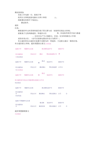 104规约测试文档(详细实用)