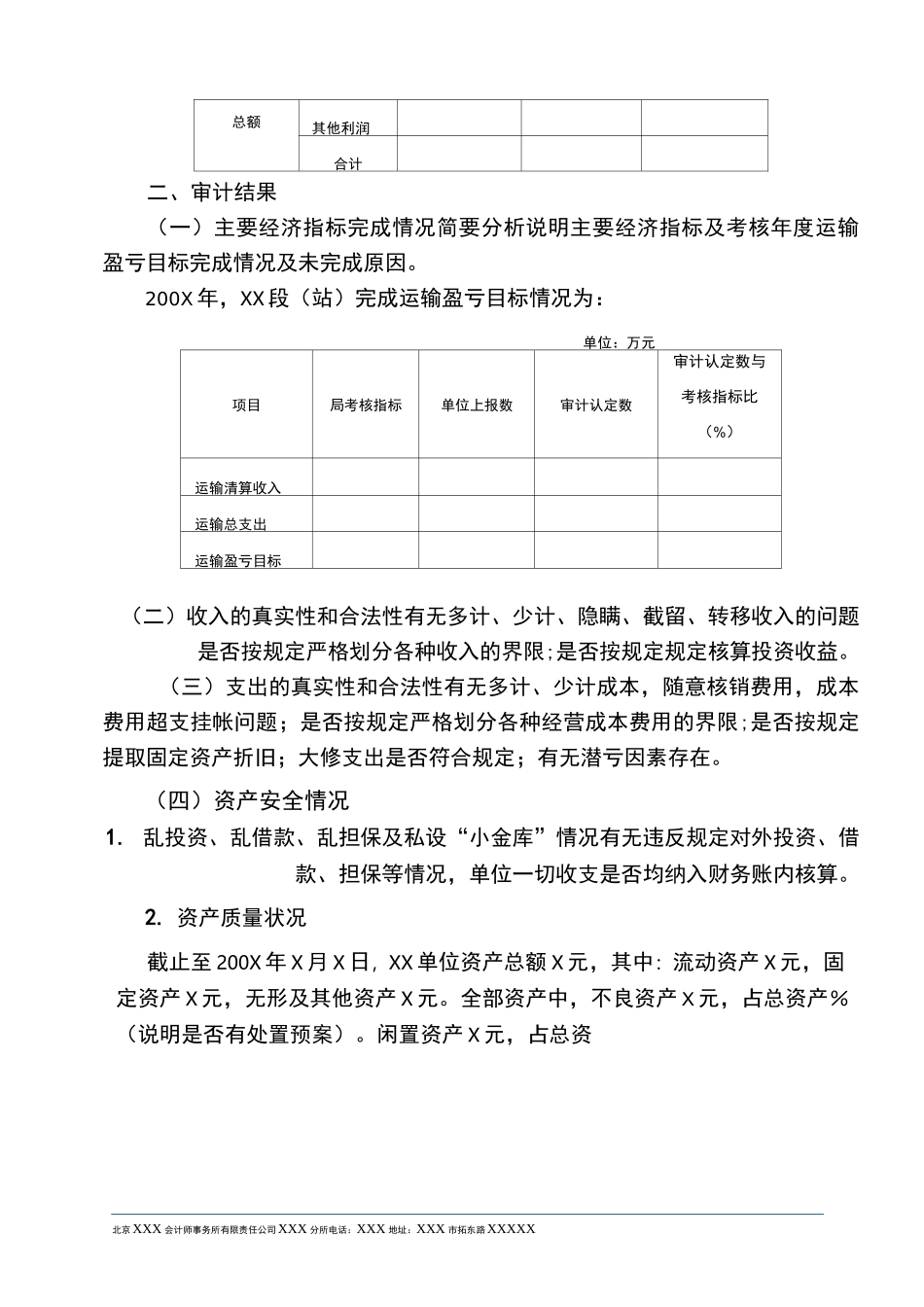 经营业绩审计报告-模板_第3页