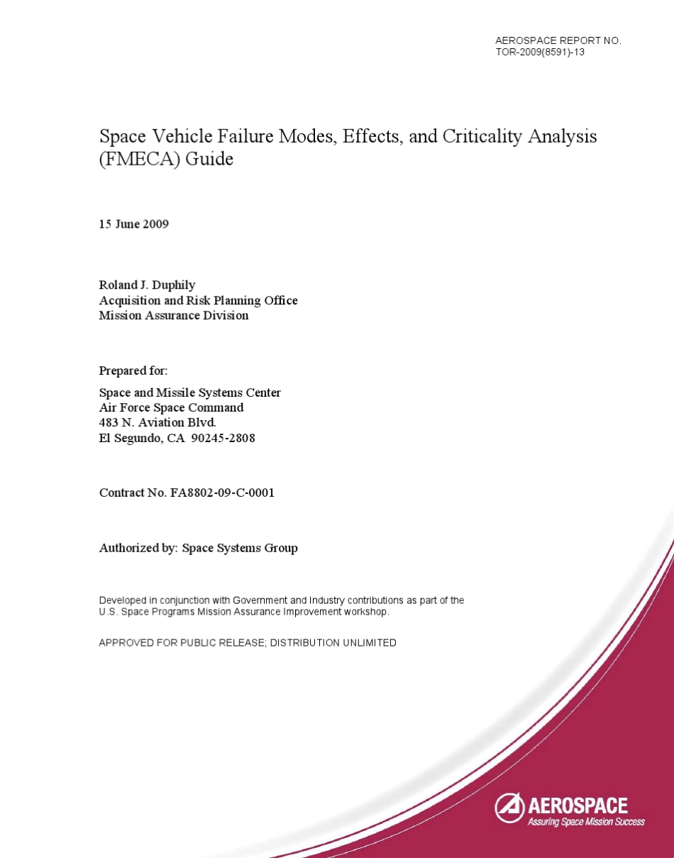 航天FMECA指南_第1页