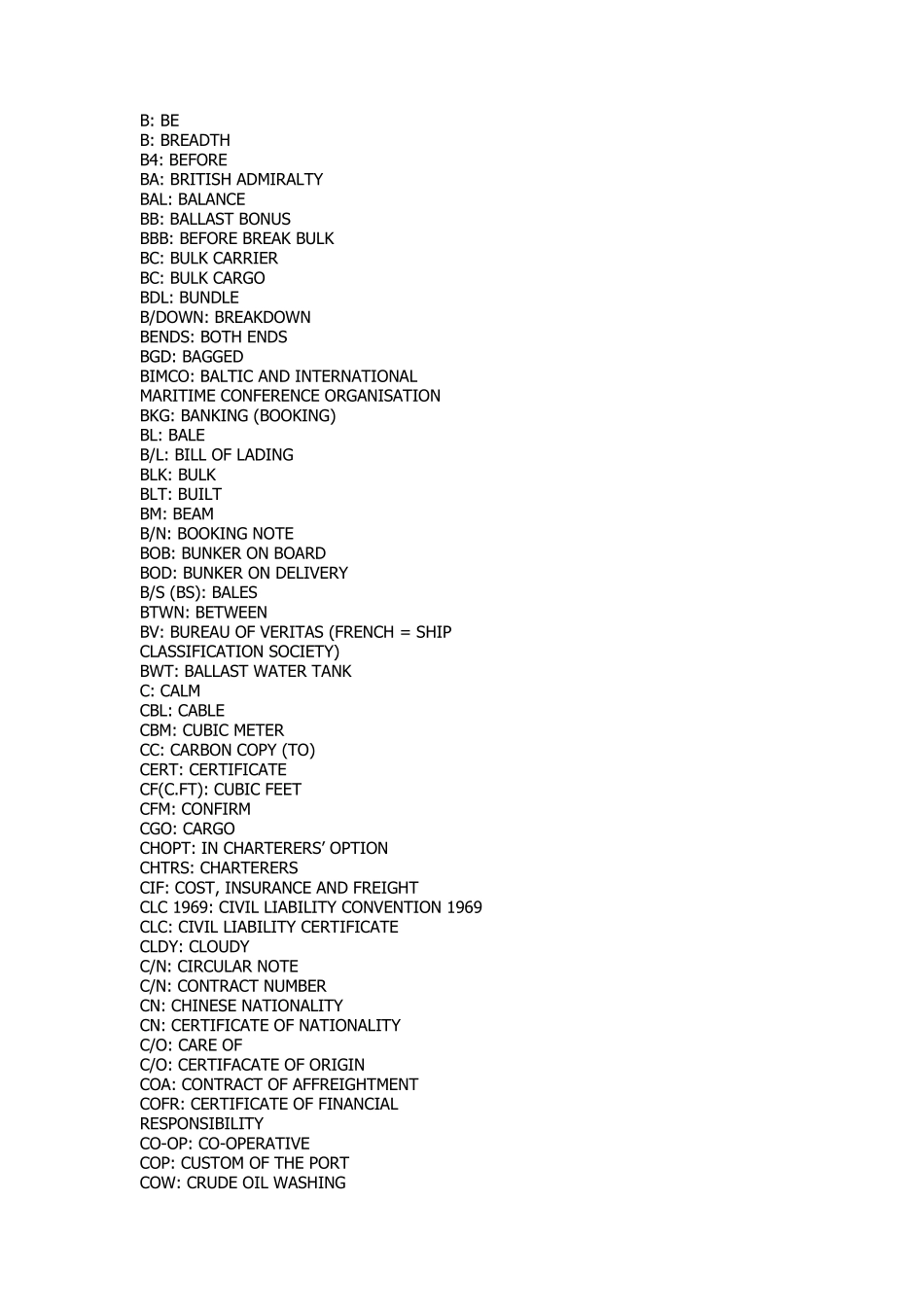 航海专业术语缩写_第2页
