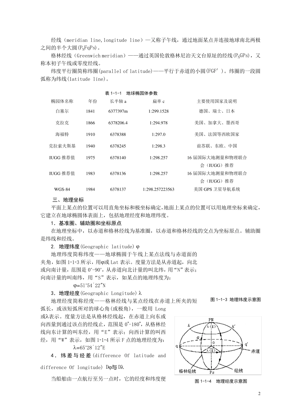航海学第一篇基础知识_第2页