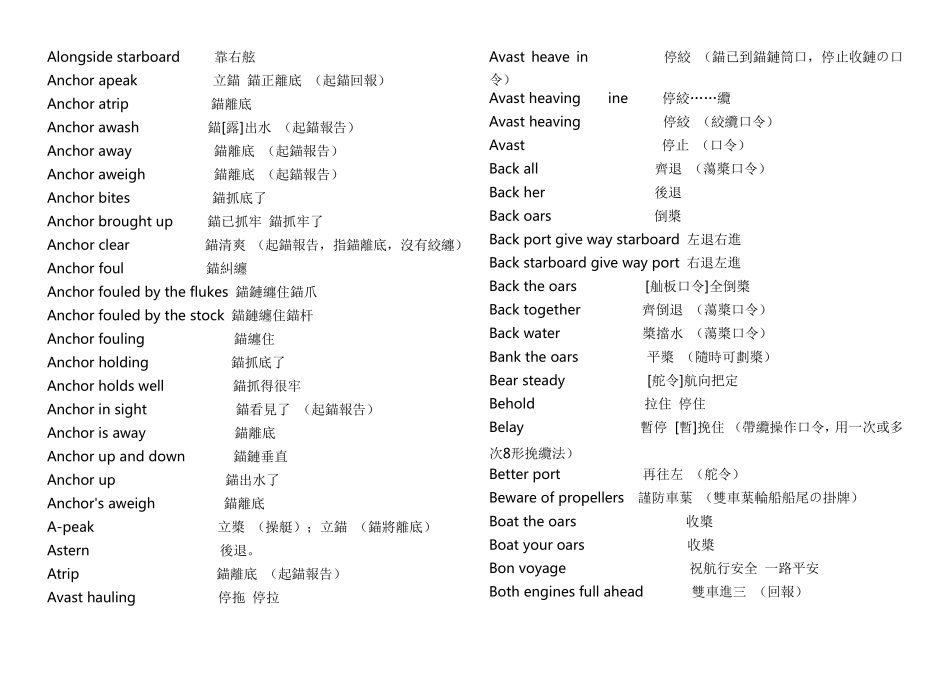 航海常用命令_第2页