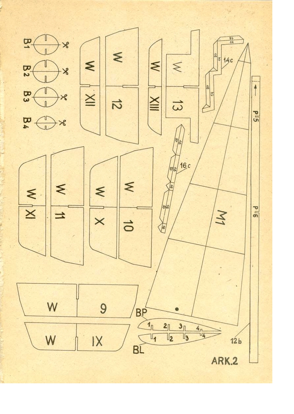 航空母舰明斯克号纸模型图纸_第3页