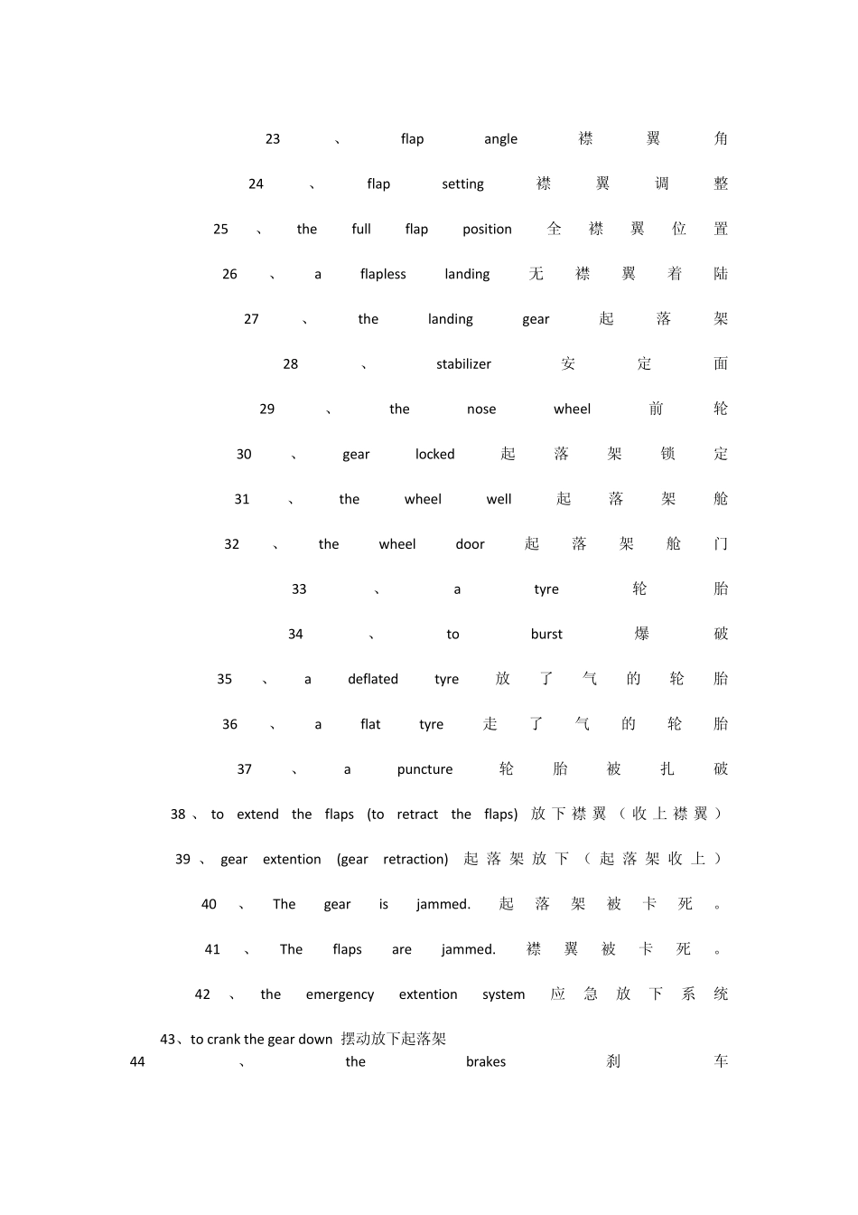 航空航天专业术语_第2页