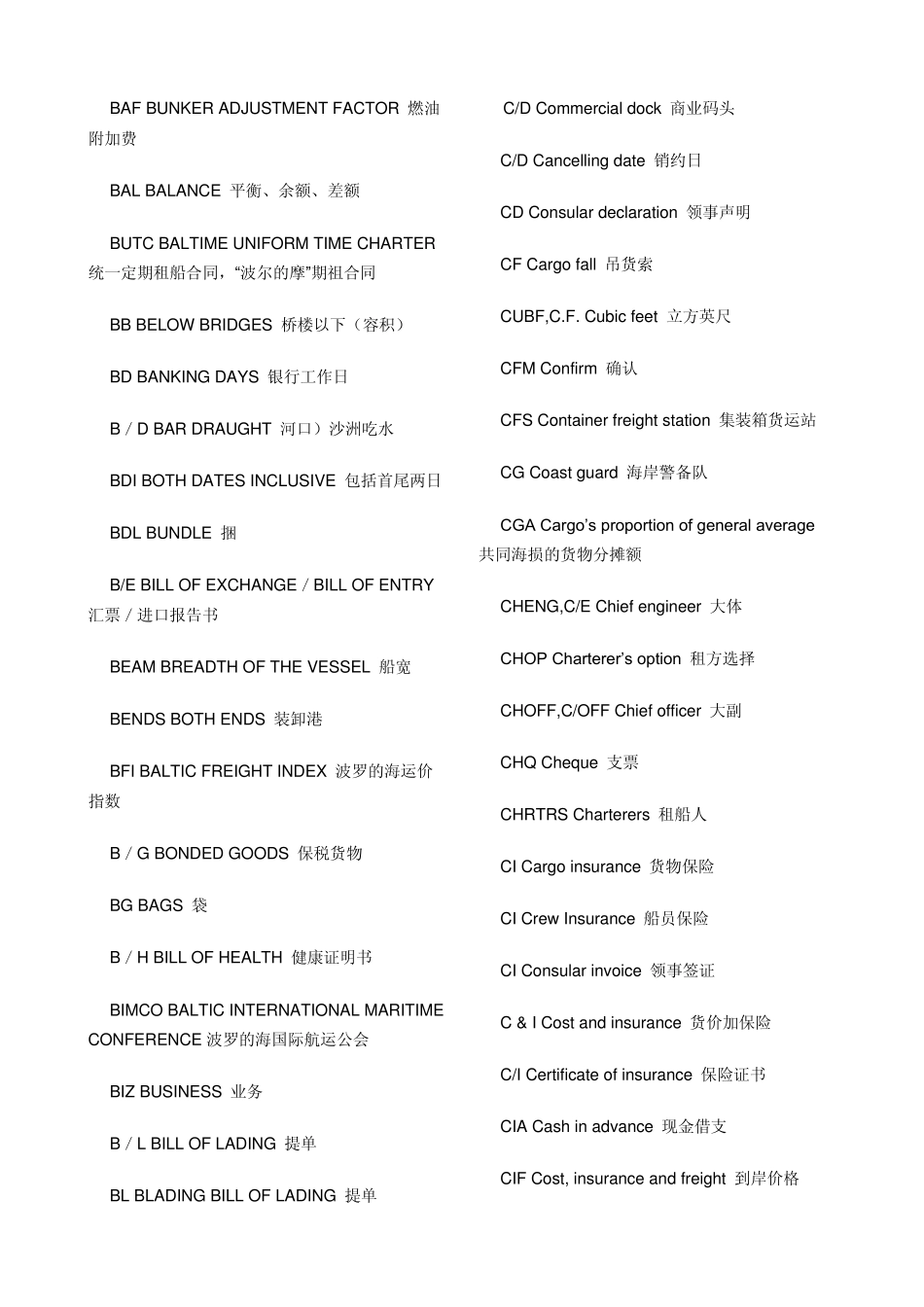 航运外贸专用术语_第2页