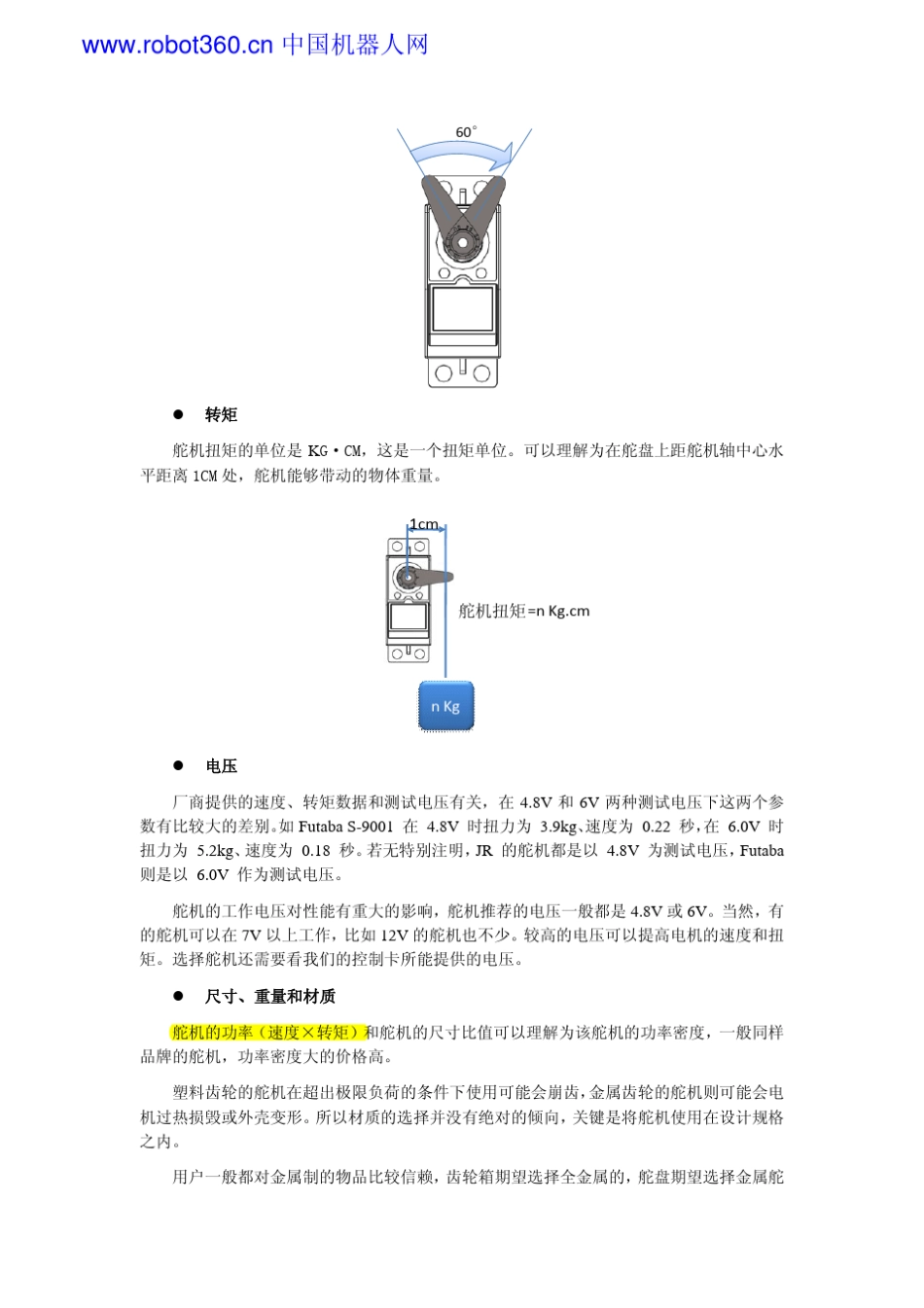 舵机的基础知识汇总_第3页