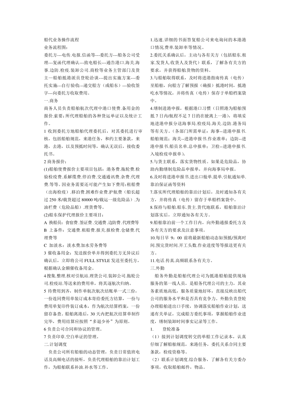 船代业务流程_第1页