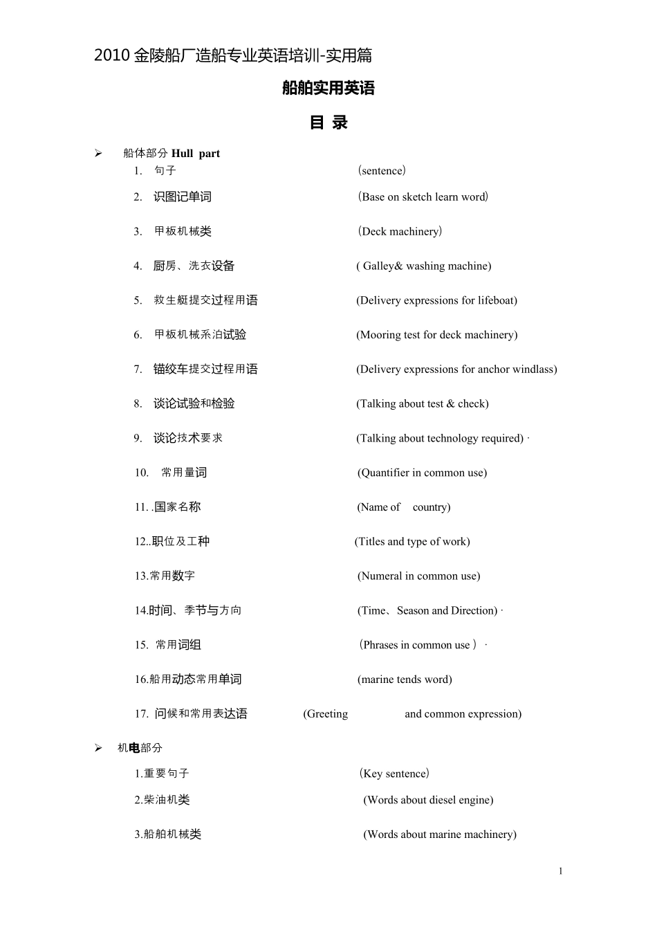 船厂常用造船英语培训资料_第3页