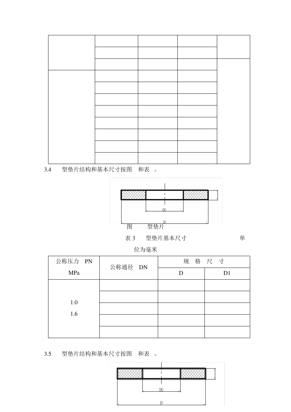 船用法兰密封垫片及选用规定_第3页