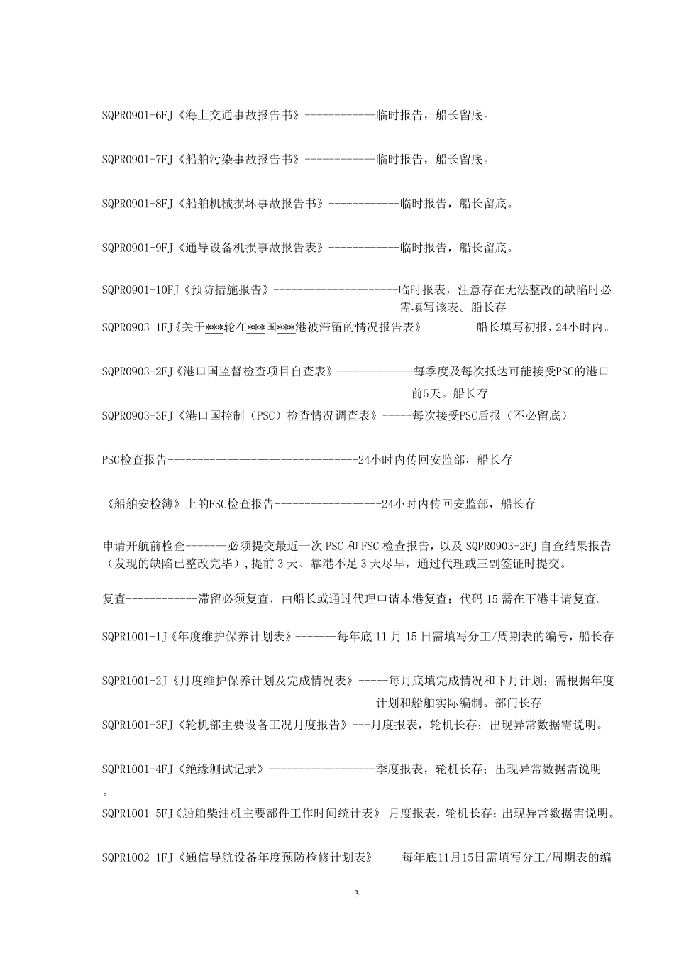 船舶台帐汇总及记录说明_第3页