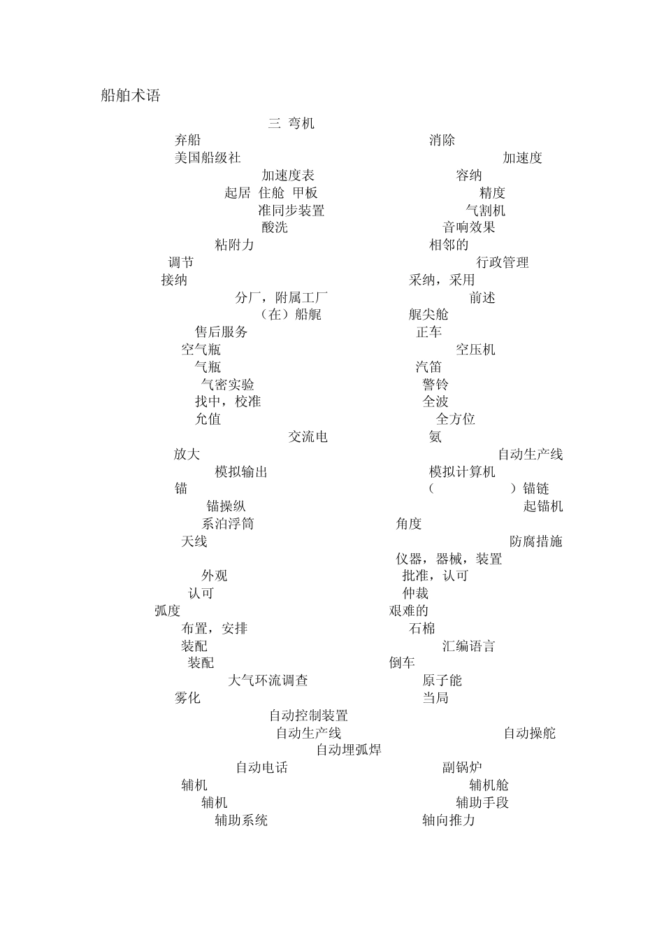 船舶术语翻译_第1页