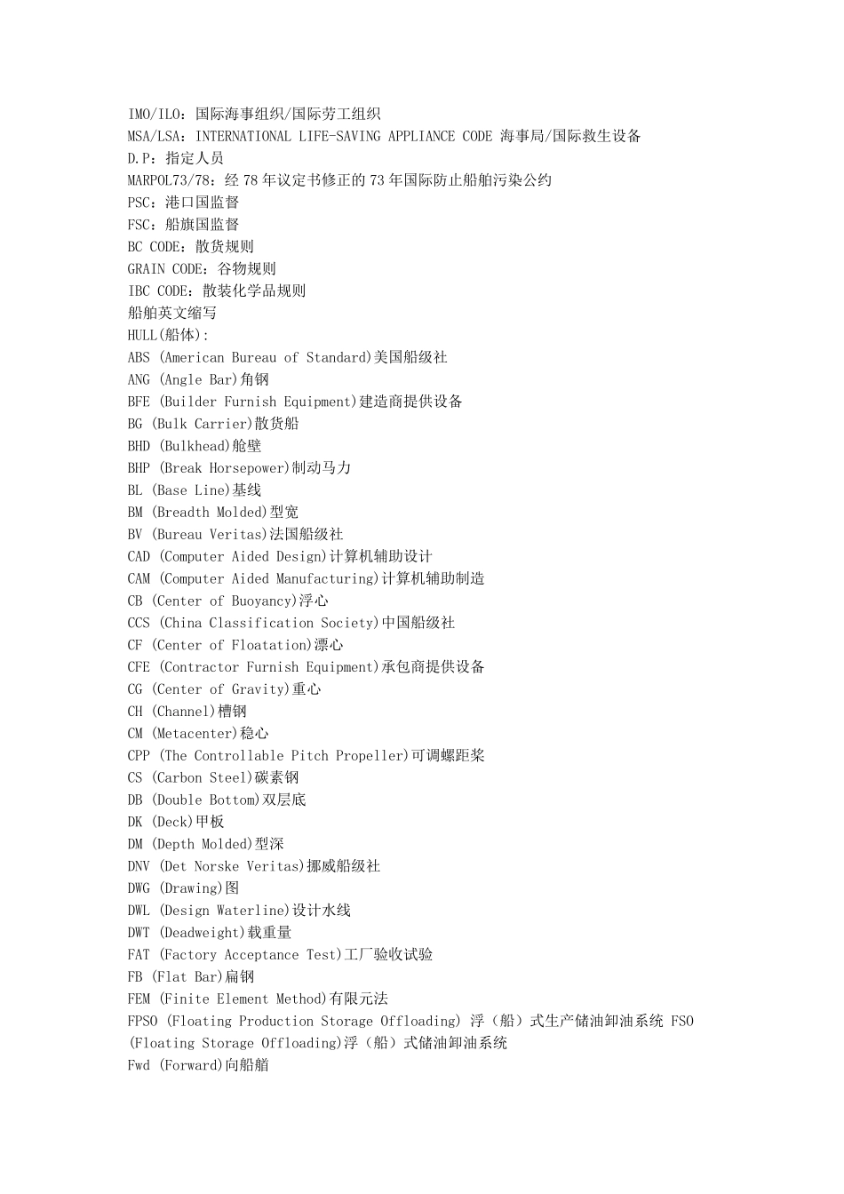 船舶英文缩写_第2页