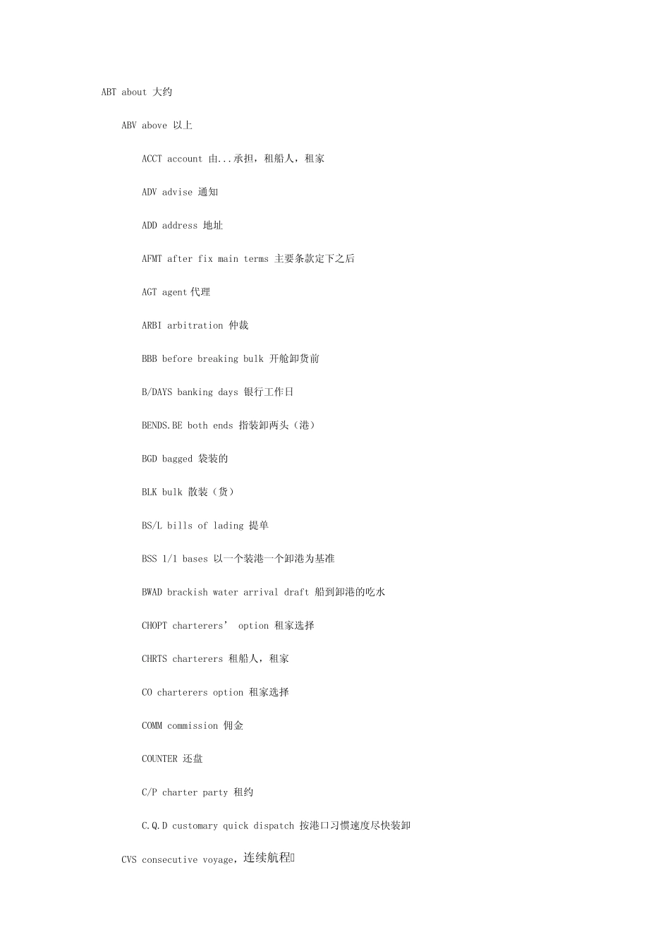 船运常用英文缩写_第1页