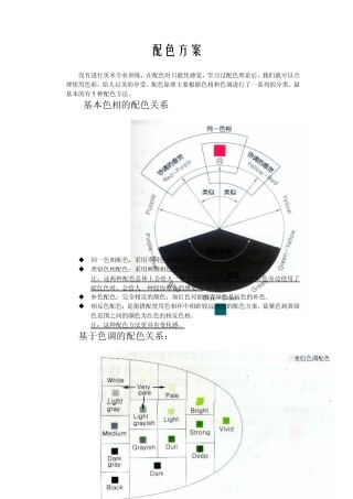 色彩配色方案