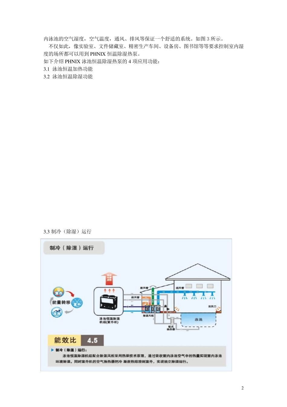 芬尼克兹(PHNIX)泳池恒温除湿热泵_第2页