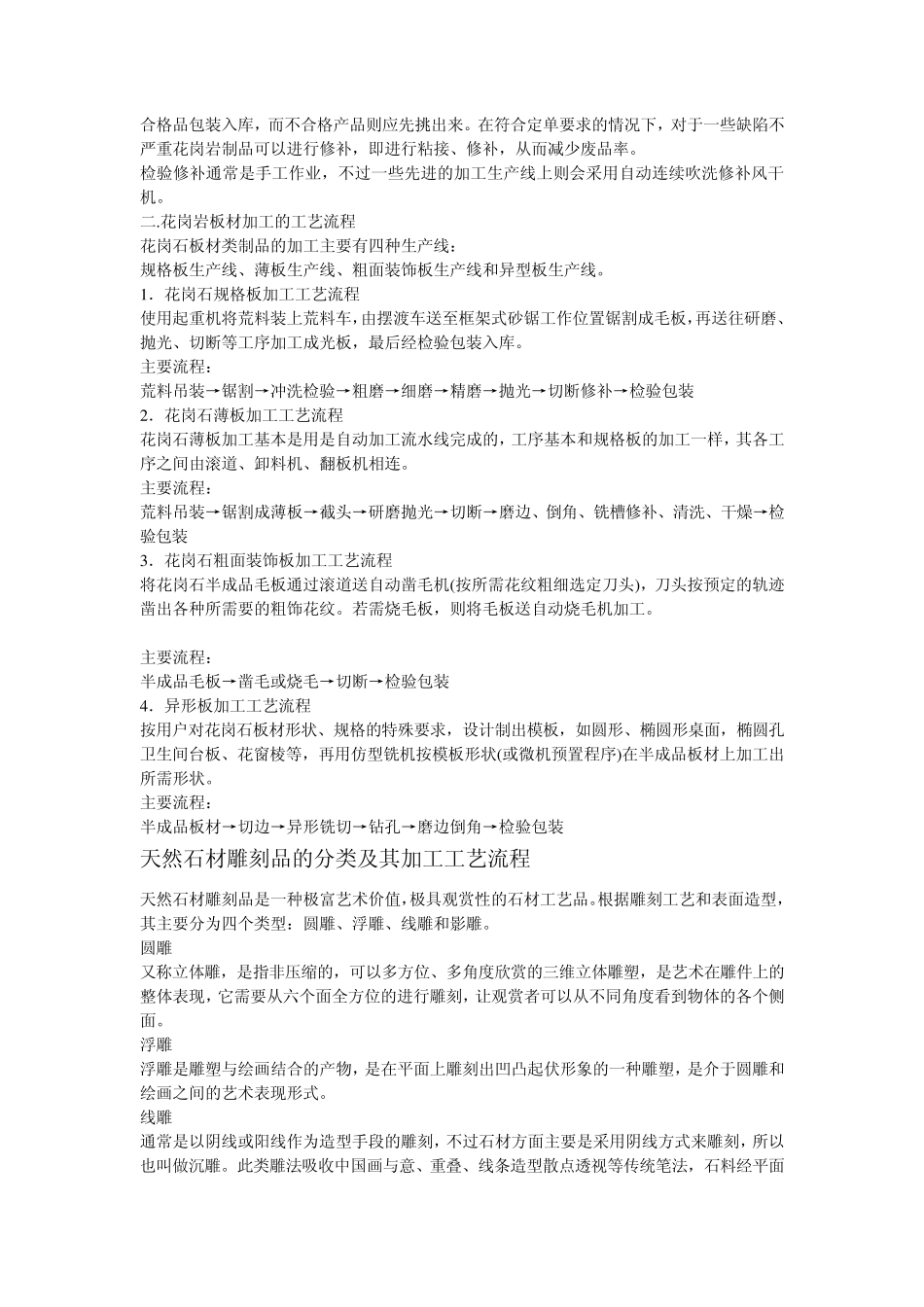 花岗石板材加工工艺_第2页