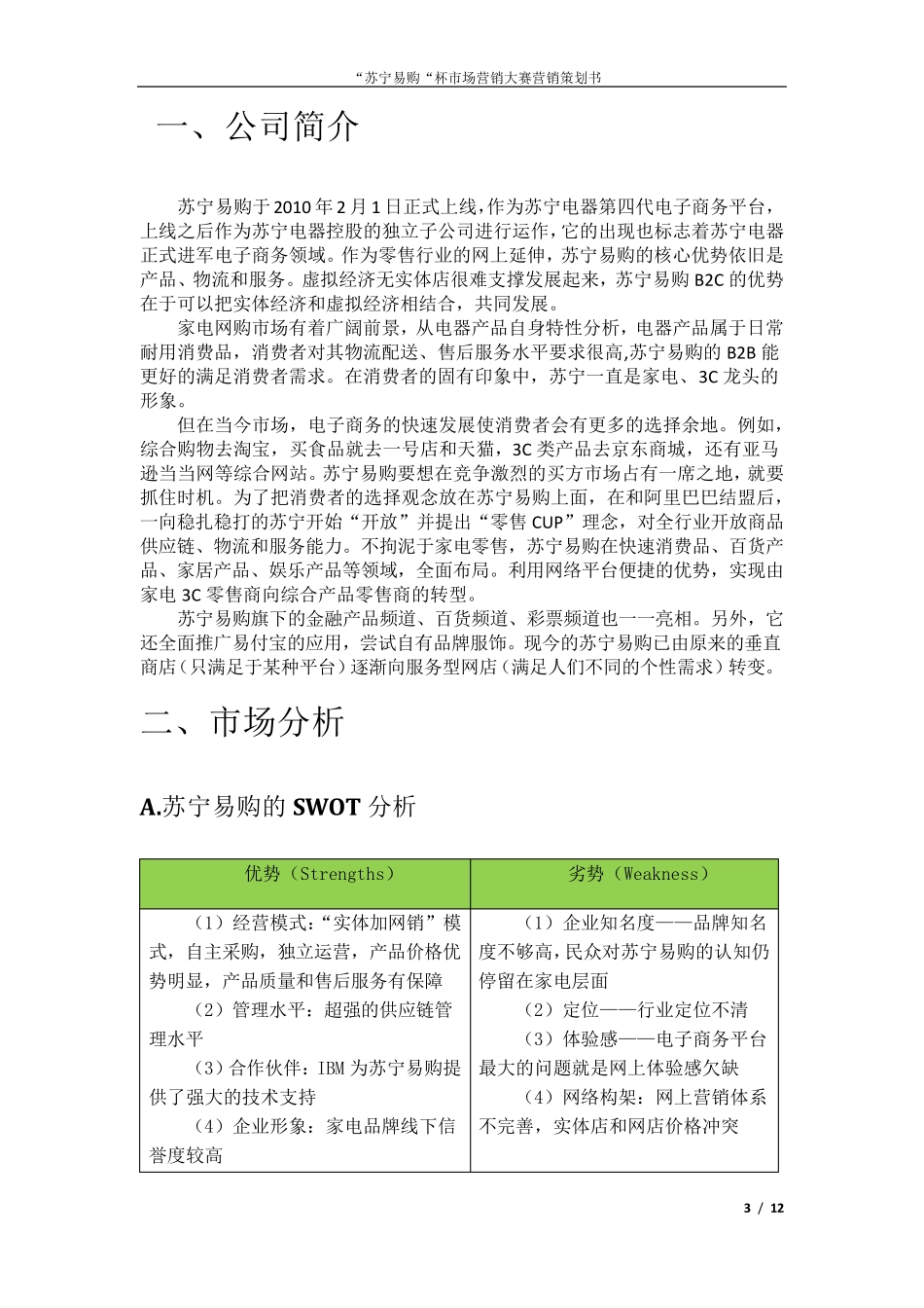 苏宁易购创意营销策划书_第3页