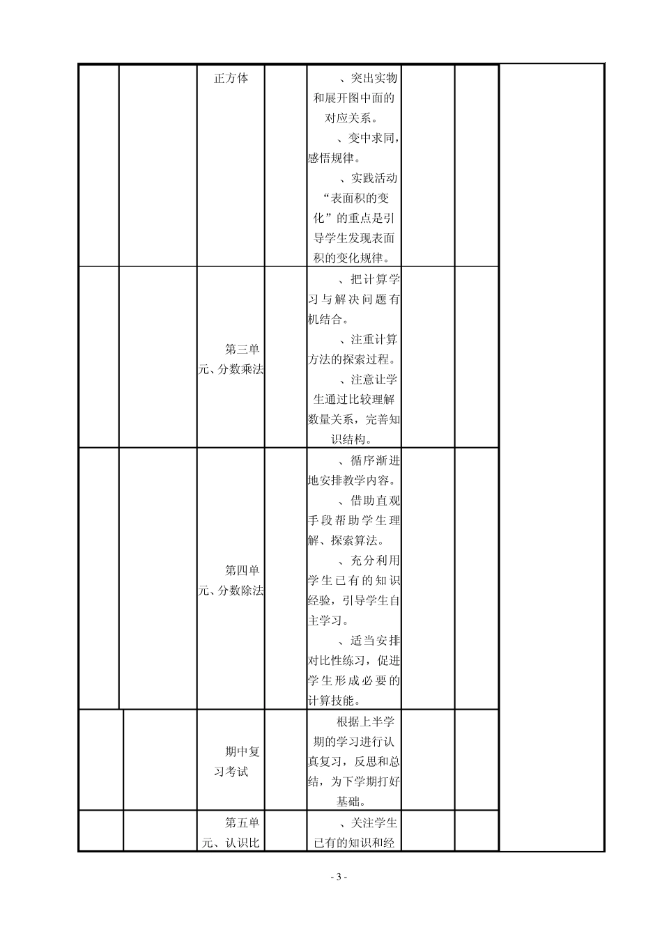 苏教版六年级上册数学教案_第3页