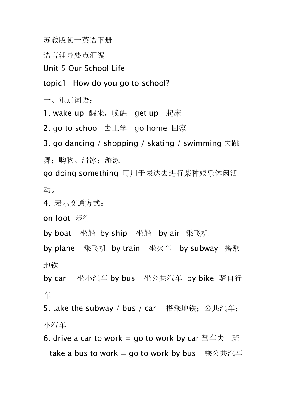 苏教版初一英语下册_第1页