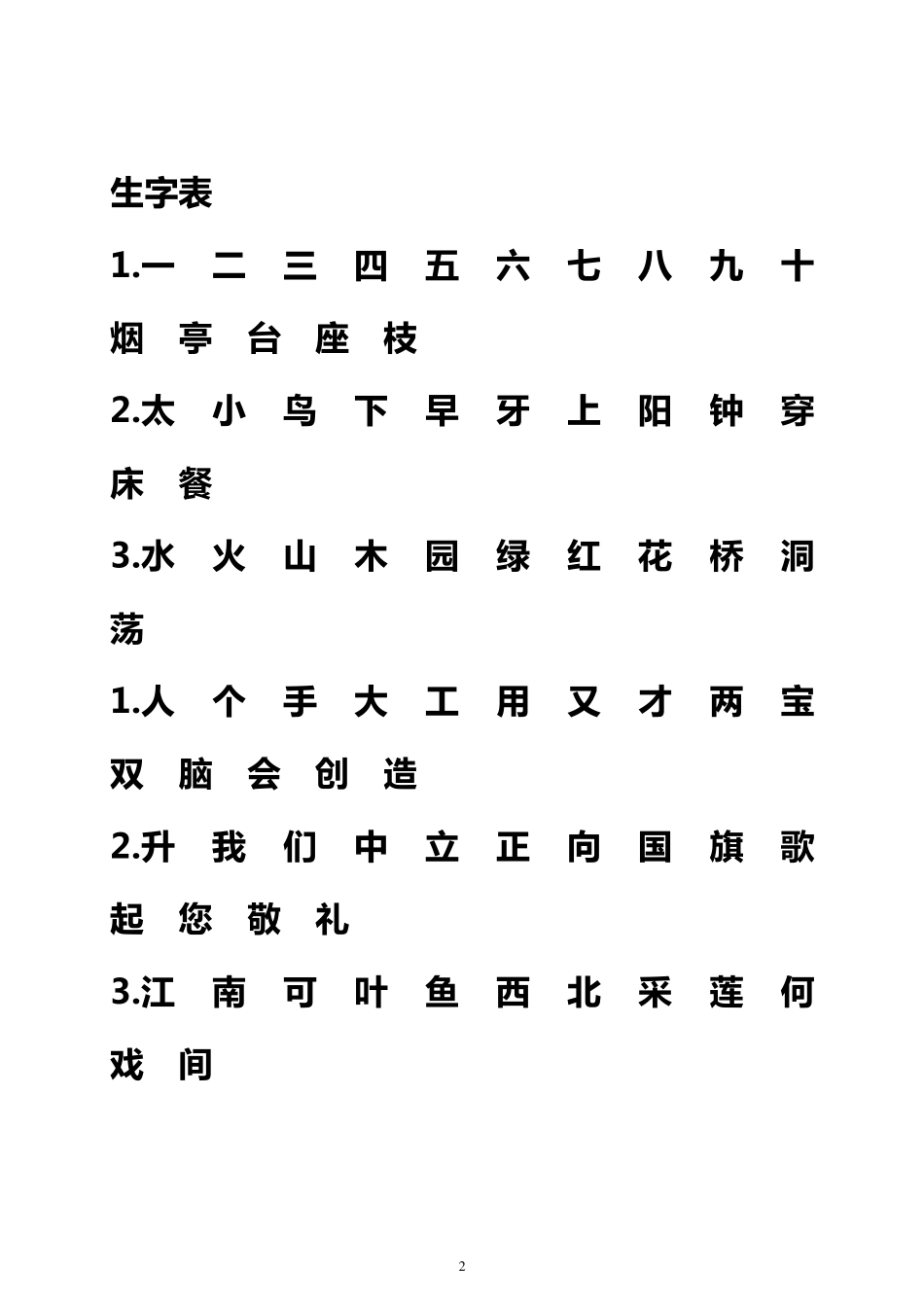 苏教版小学语文教材一至六年级生字表_第2页