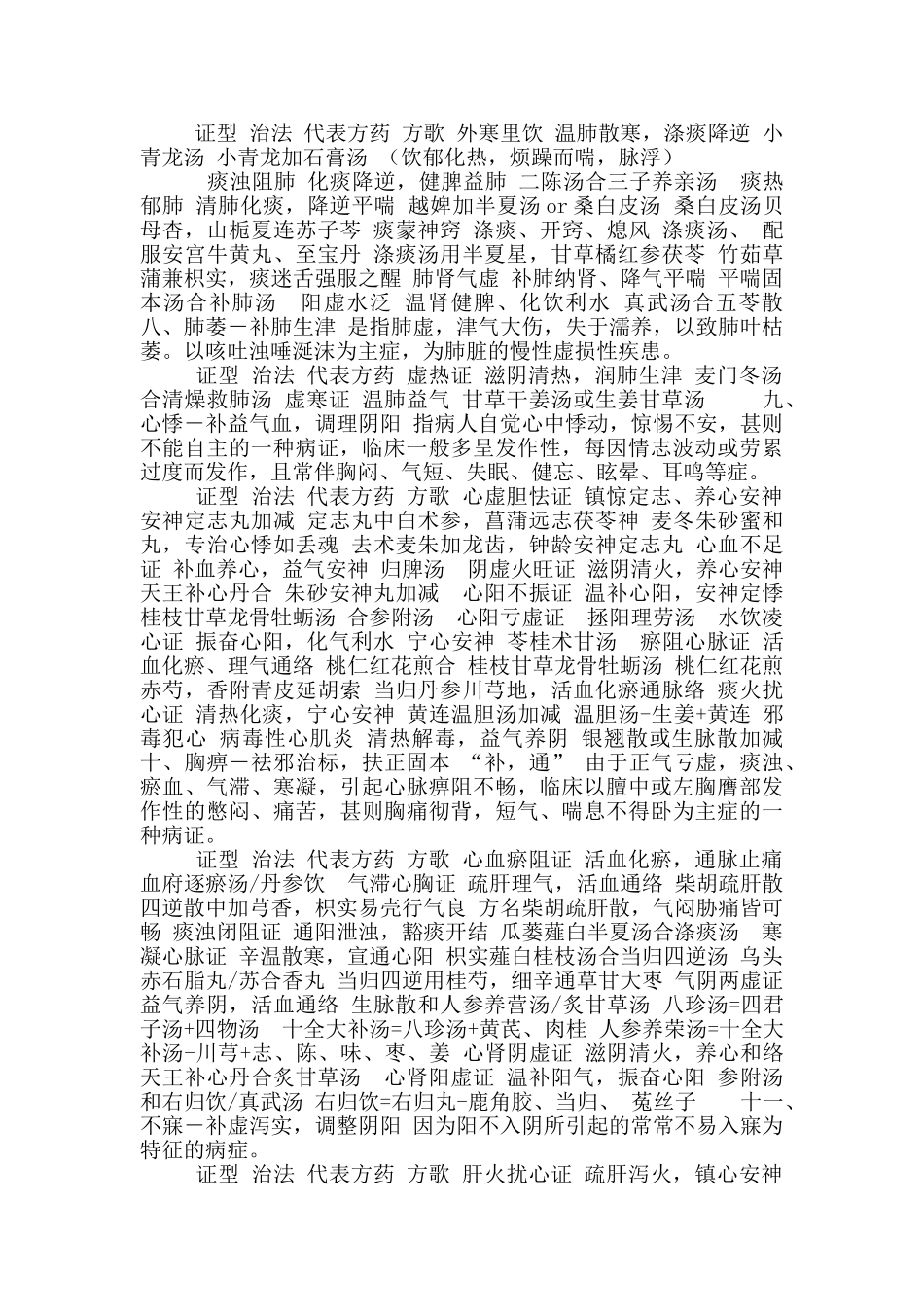 中医内科学表格整理_第3页