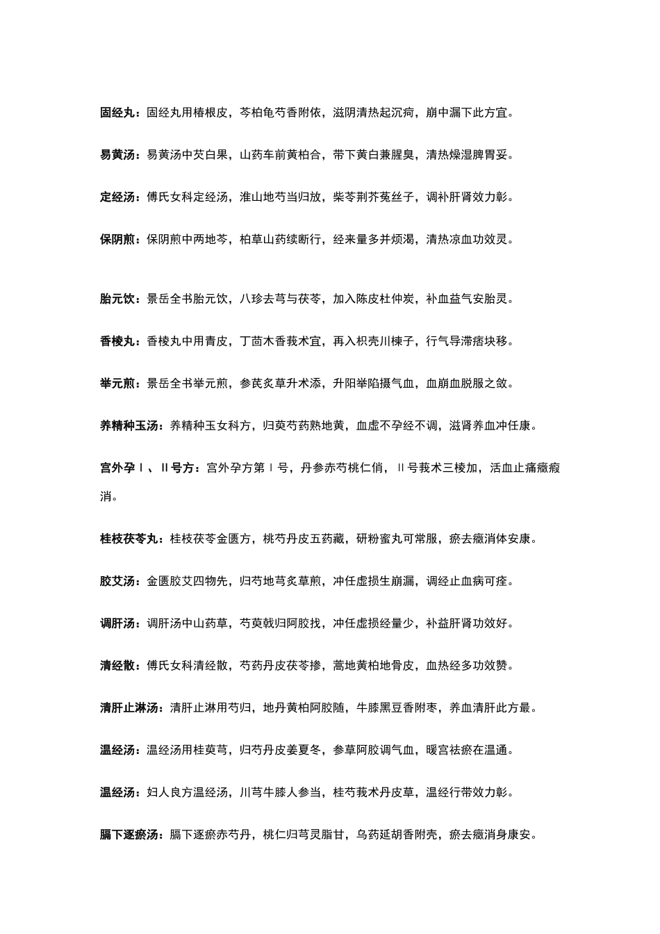 中医妇科常用方剂歌诀_第2页